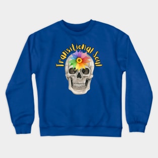 Rainbow Diversity Transition Soul Skull Crewneck Sweatshirt